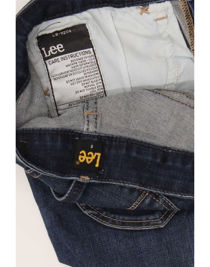 Jeans Bootcut da donna Lee US 9 medio W28 L27 cotone blu