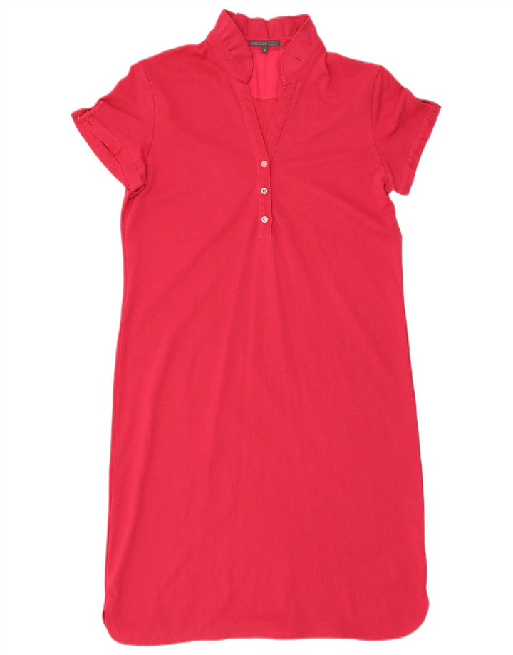 Abito a trapezio da donna Geox UK 10 piccolo in cotone rosa