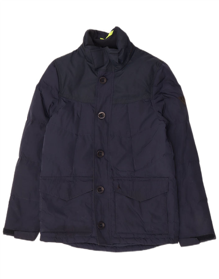 Giacca imbottita da uomo Musto UK 36 piccola in nylon blu navy