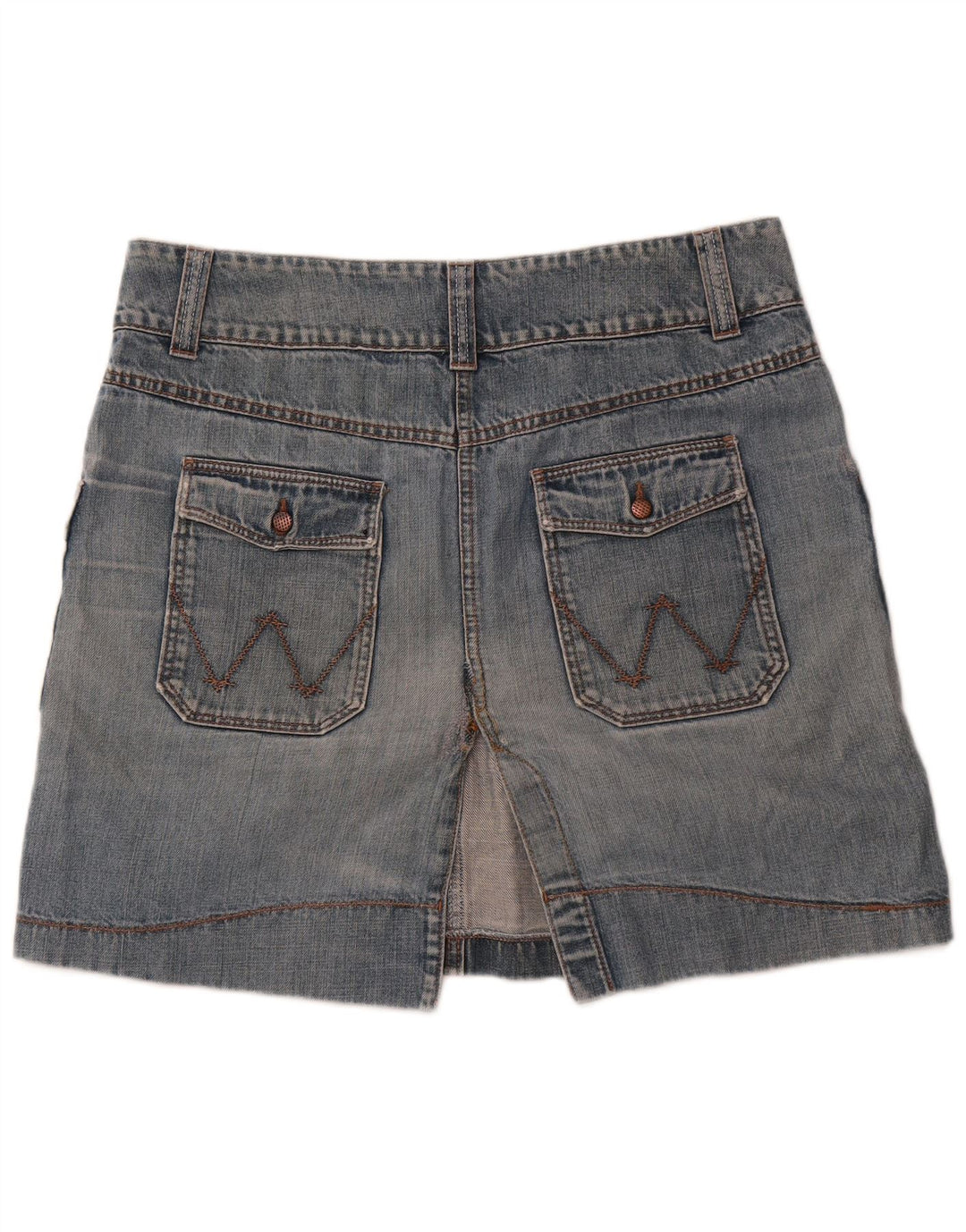 Gonna cargo da donna Zoe Denim WRANGLER W33 grande cotone blu