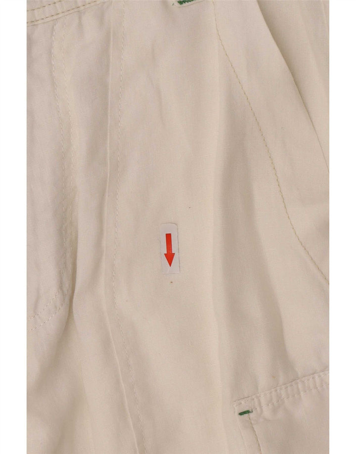 Pantaloncini cargo da uomo Energie W31 lino bianco medio
