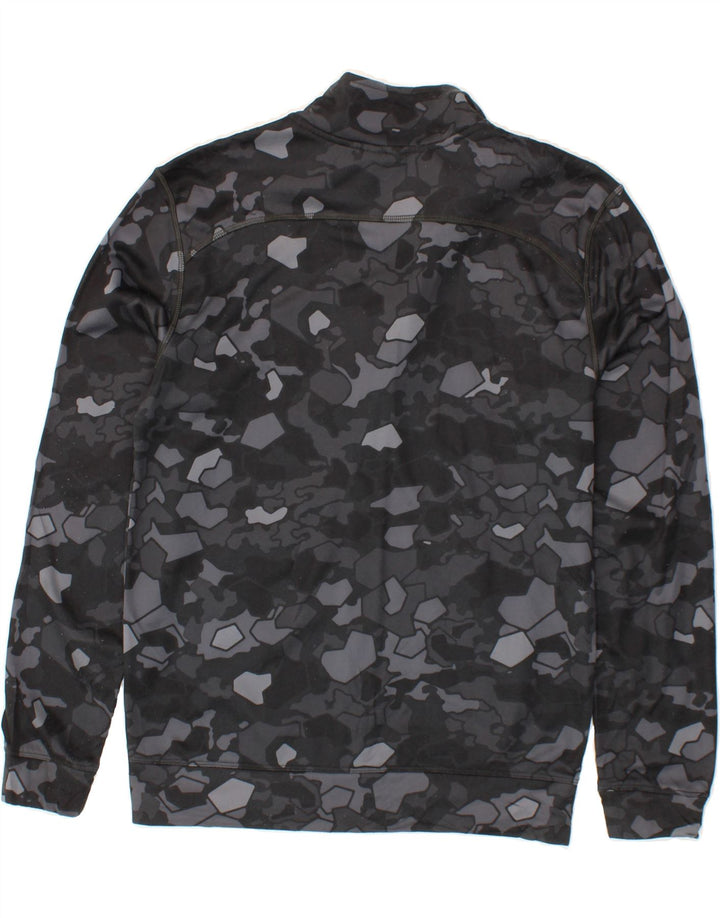 CHAMPION Mens Tracksuit Top Jacket Small Black Camouflage Polyester Vintage Champion and Second-Hand Champion from Messina Hembry 