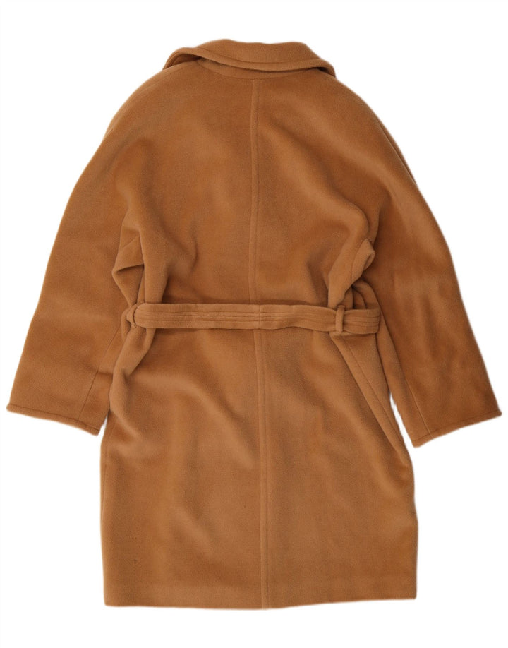 MARELLA Cappotto doppiopetto da donna UK 12 Classico in lana vergine beige medio