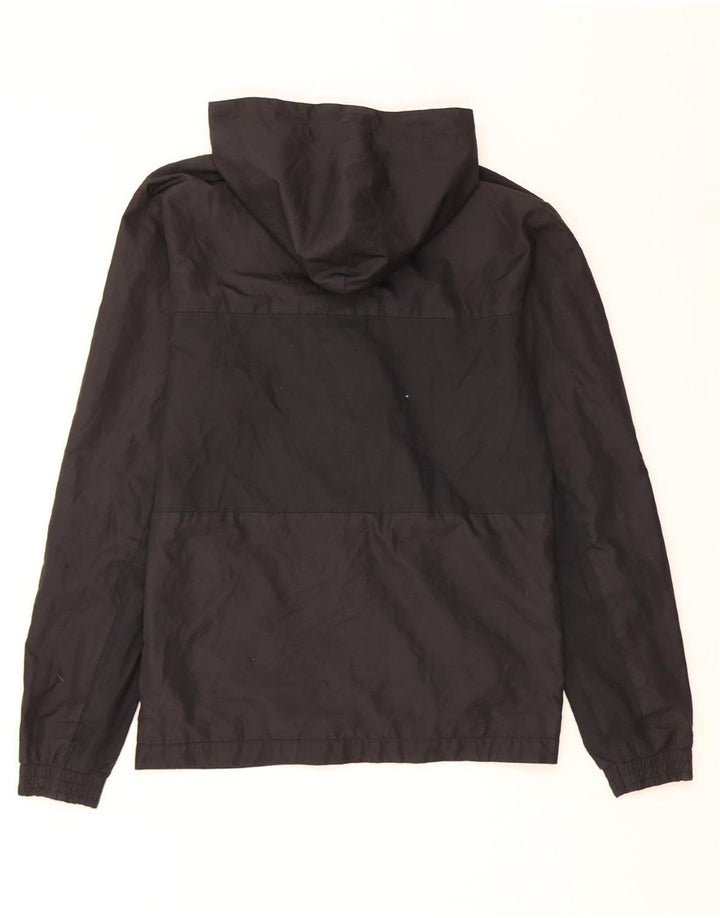 ADIDAS Mens Hooded Rain Jacket UK 34 XS Black Polyester