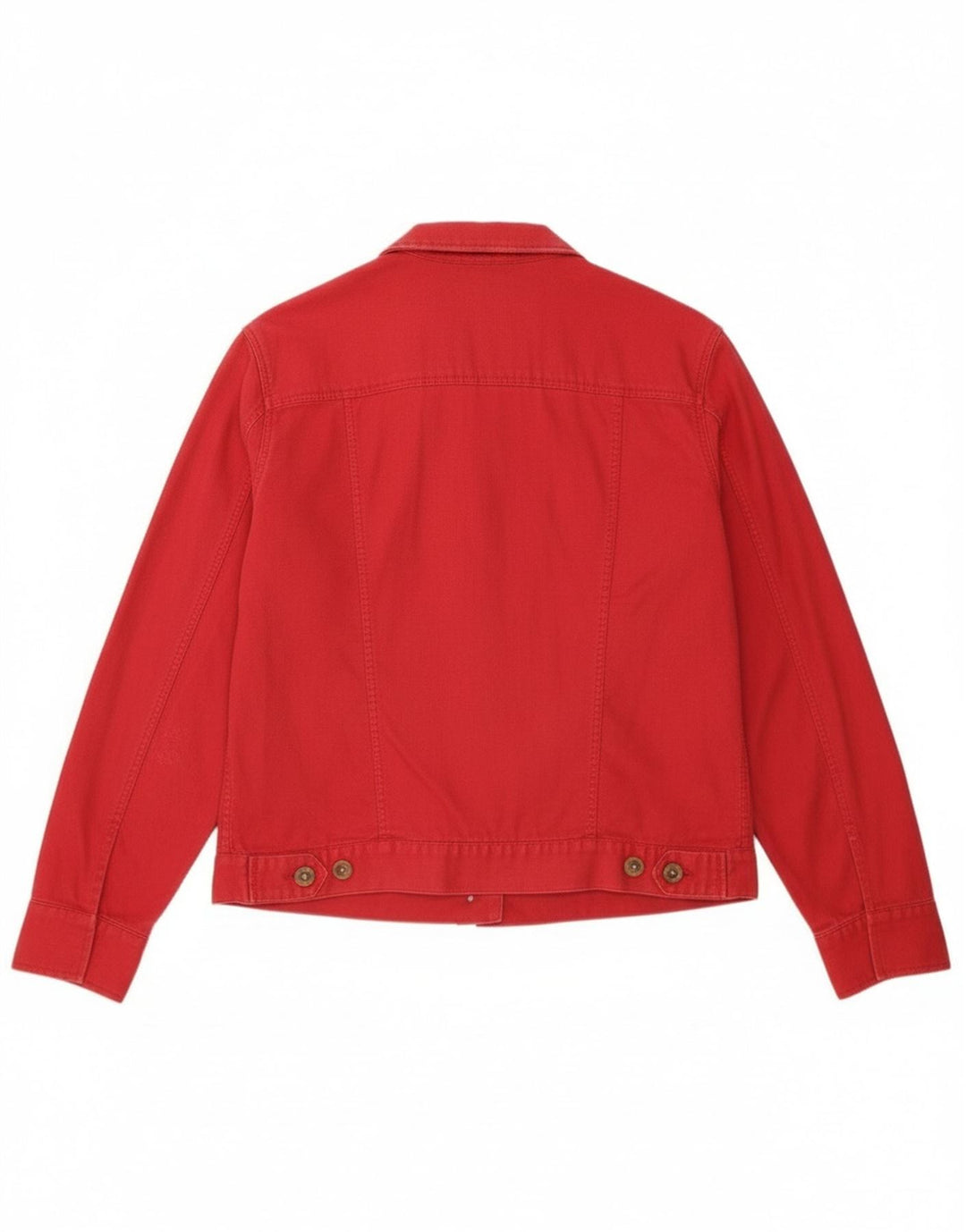 Giacca bomber da donna Eddie Bauer UK 14 Lino rosso medio