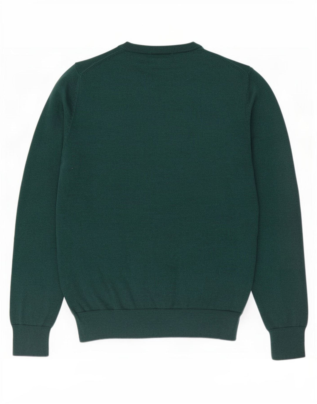Maglione da uomo con scollo a V Marks & Spencer in cotone verde medio