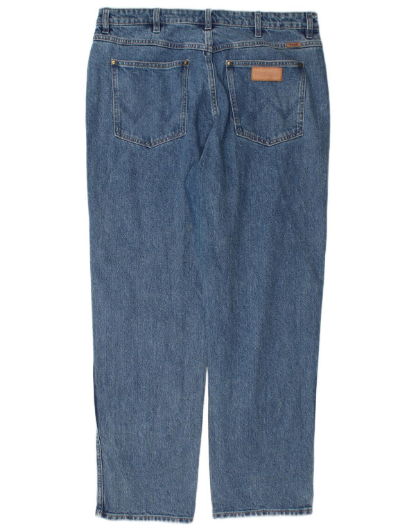 Jeans dritti Wrangler Cindy Fit da donna vestibilità rilassata US 14 XL W38 L30 Blu