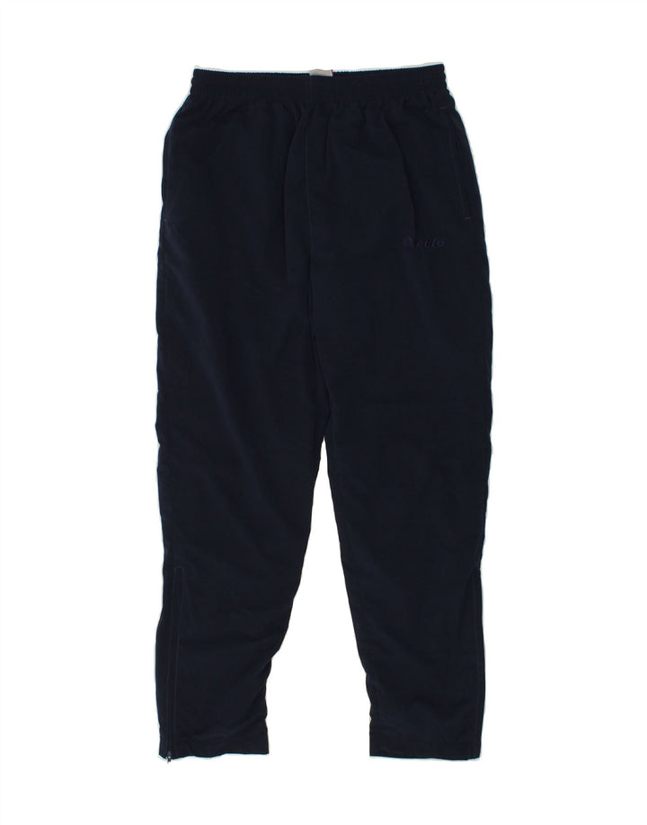 LOTTO Womens Tracksuit Trousers UK 14 Large Navy Blue Polyester Vintage Lotto and Second-Hand Lotto from Messina Hembry 