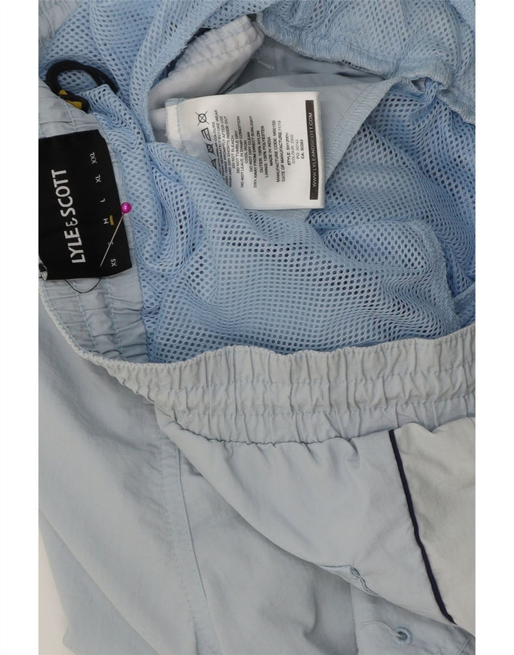 Pantaloncini da bagno da uomo Lyle & Scott in poliestere blu medio