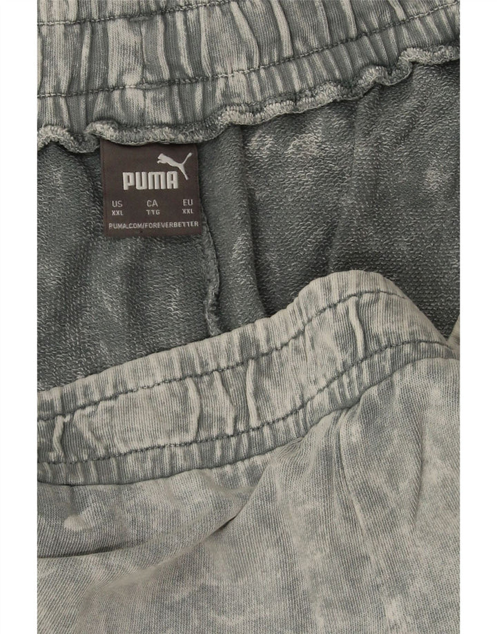 Pantaloncini sportivi da uomo Puma 2XL Grigio Tie Dye Cotton
