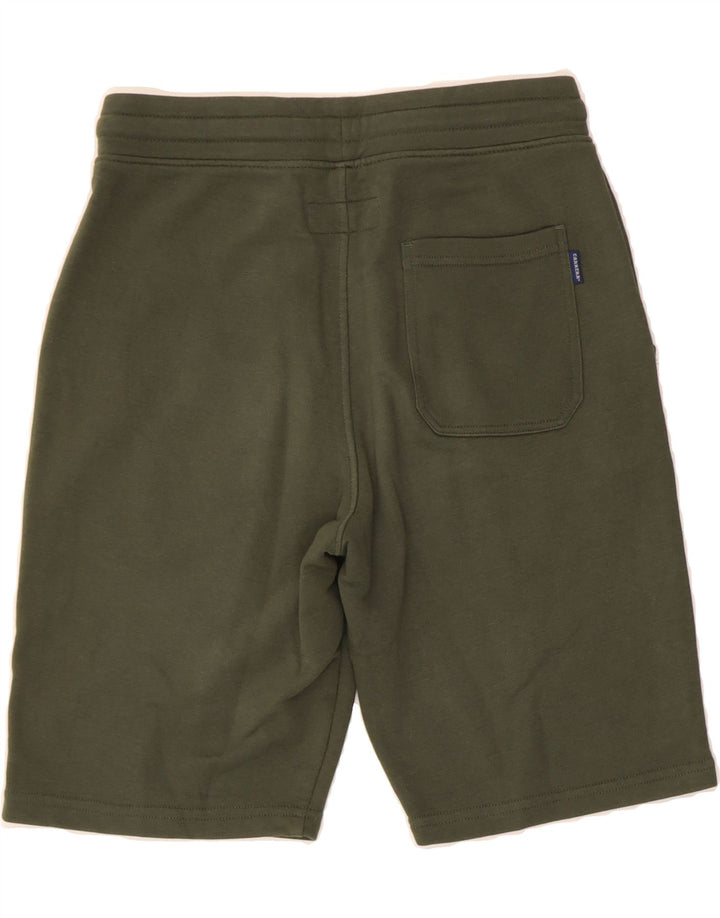 CARRERA Mens Regular Graphic Sport Shorts Small Green Cotton Vintage Carrera and Second-Hand Carrera from Messina Hembry 