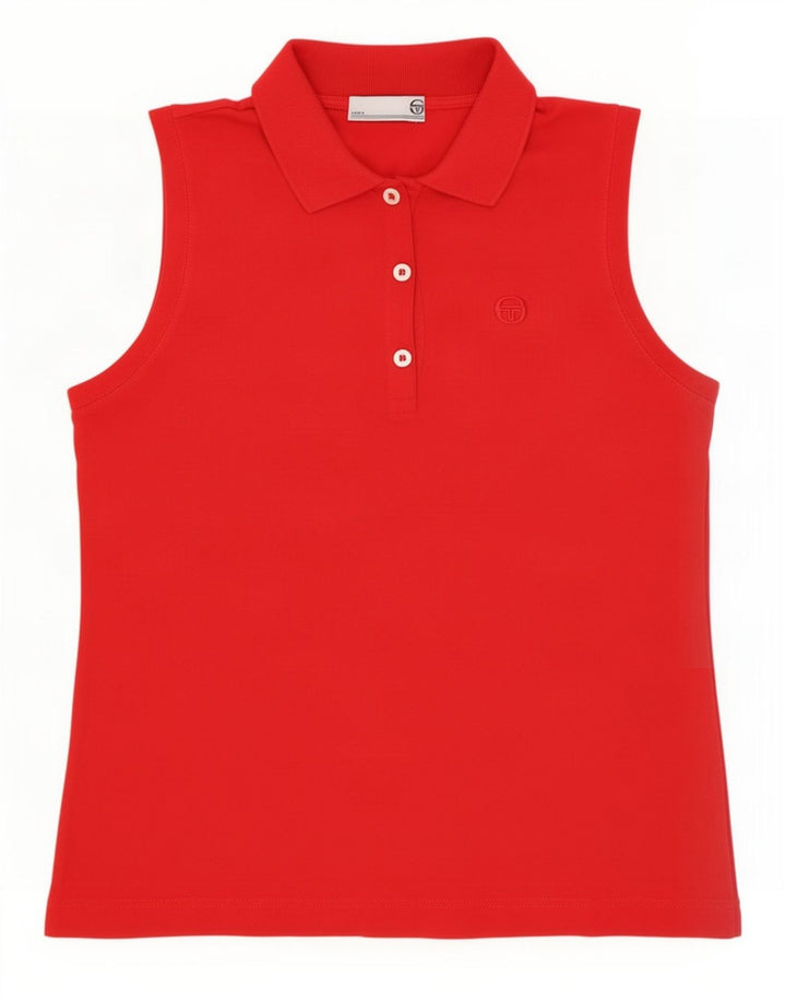 Polo Senza Maniche Donna Sergio Tacchini IT 44 Rosso Medio