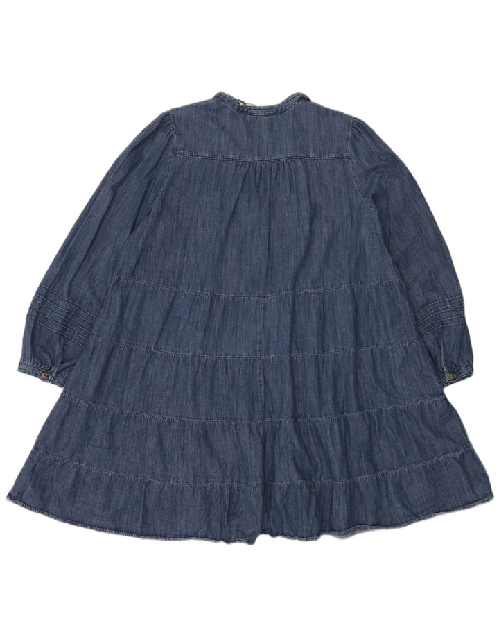 Abito a strati oversize in denim Marks & Spencer da donna Per Una UK 18 XL Blu