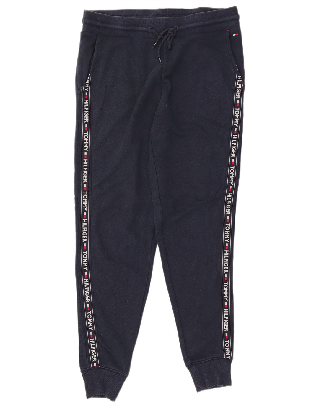 TOMMY HILFIGER Pantaloni da tuta con grafica da uomo Joggers medio blu navy
