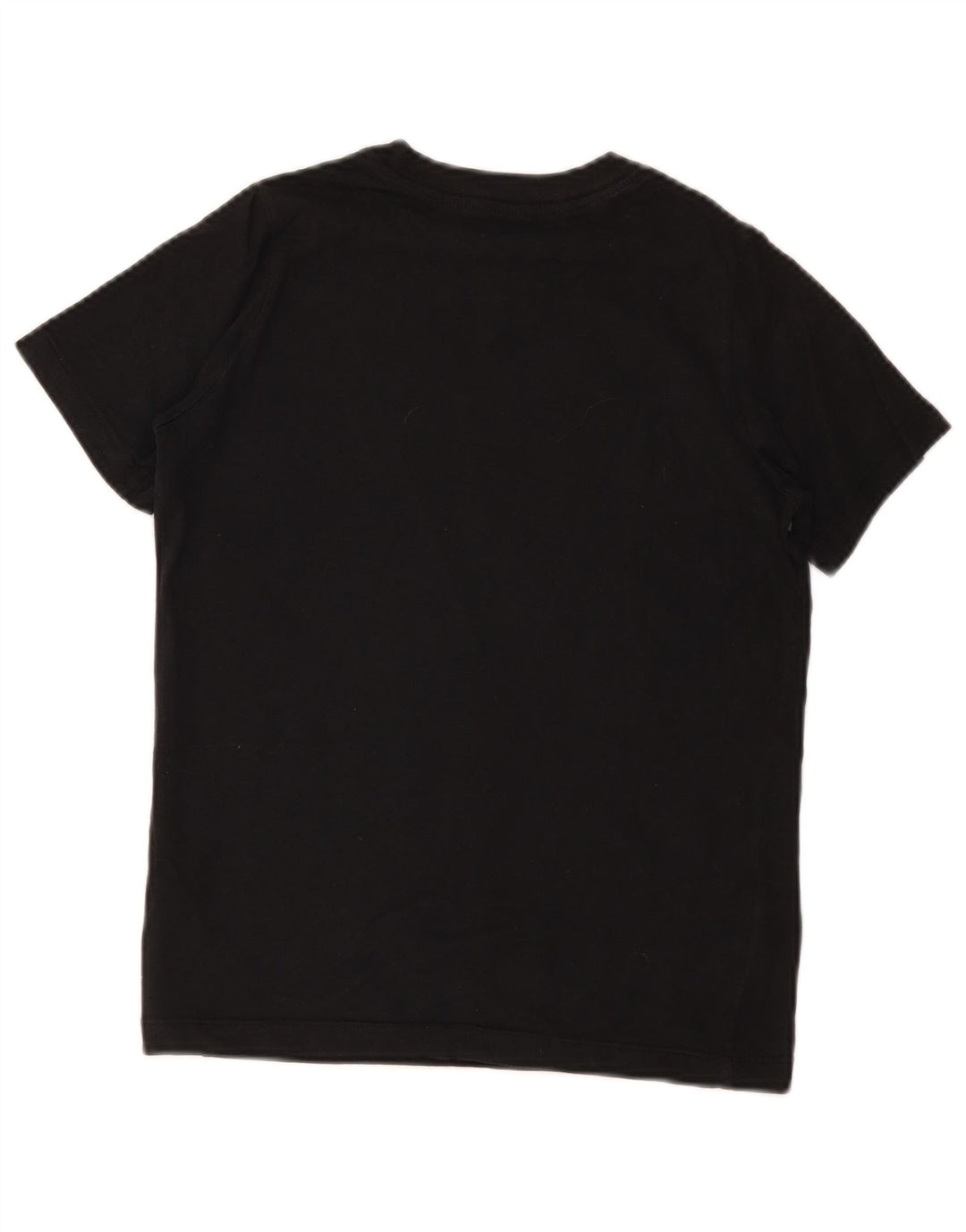 T-shirt grafica da ragazzo Nike Top 10-11 anni cotone nero medio