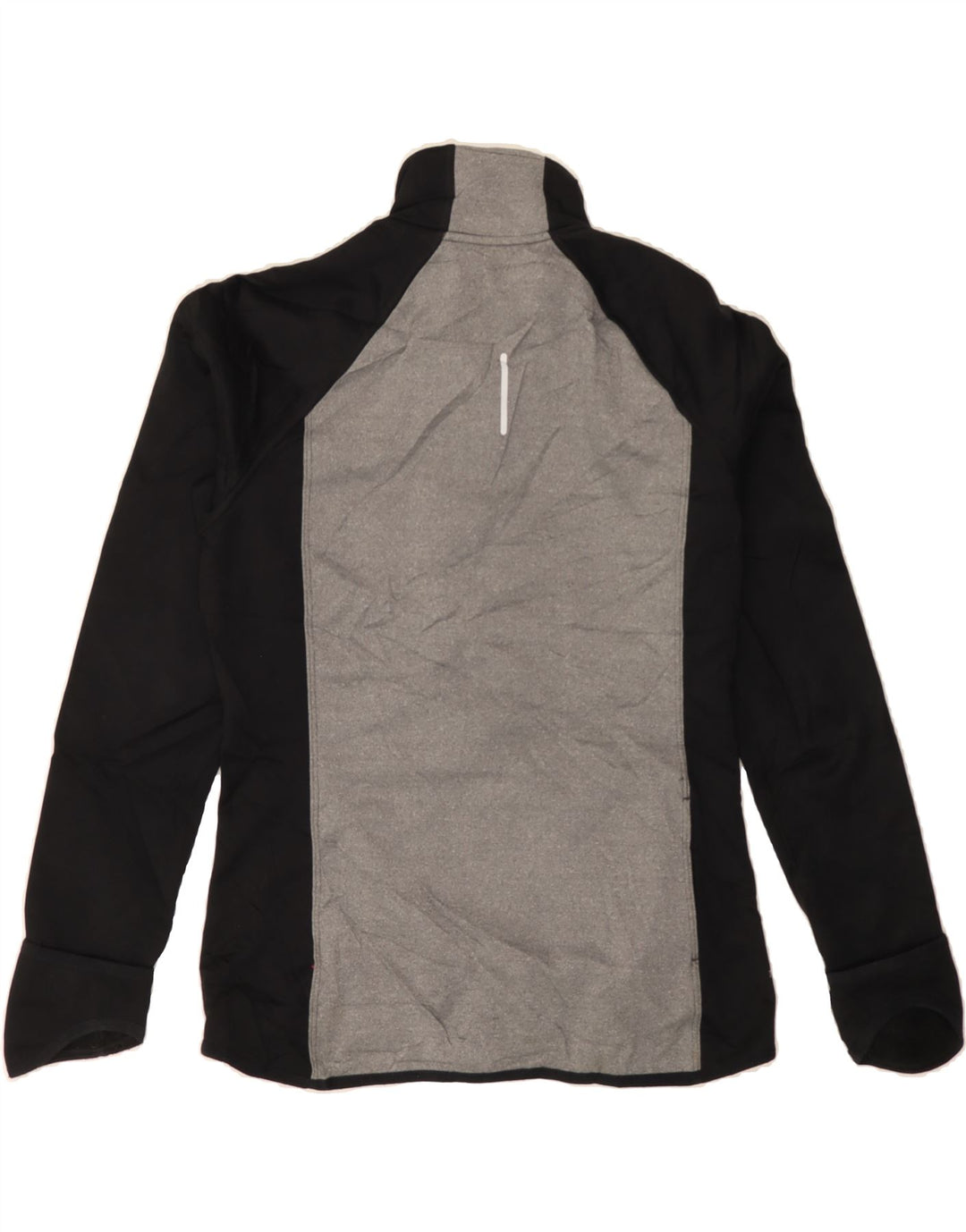 NIKE Womens Therma-Fit Tracksuit Top Jacket UK 14 Medium Black Colourblock Vintage Nike and Second-Hand Nike from Messina Hembry 
