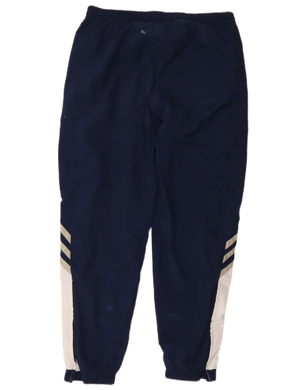 Pantaloni da tuta da uomo Adidas Joggers UK 42/44 Large Blu Navy Colourblock