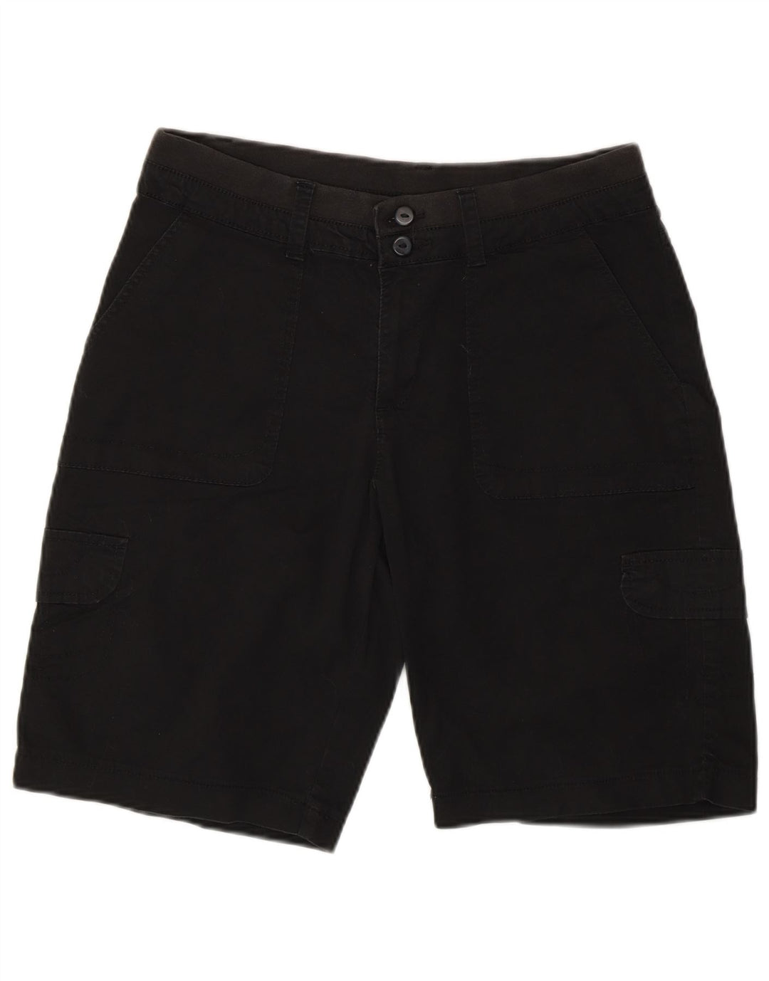 Pantaloncini cargo Lee da donna dalla vestibilità rilassata US 6 medi W28 cotone nero
