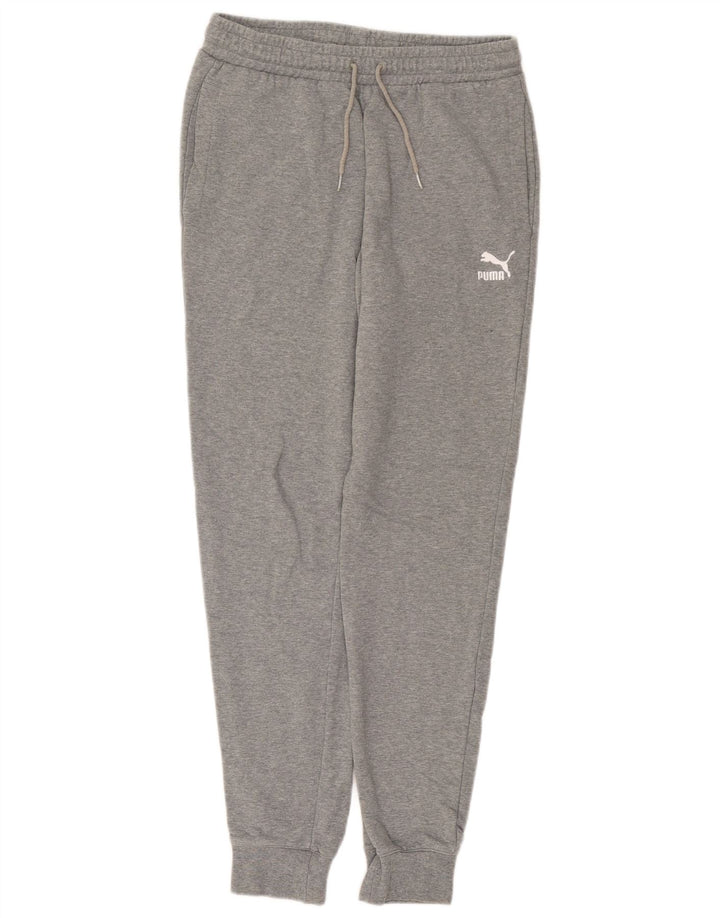Pantaloni da tuta da uomo Puma Joggers in cotone grigio medio