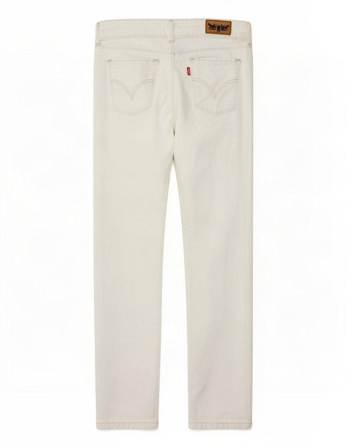 Jeans Levi's 571 Slim da donna W29 L29 in cotone bianco