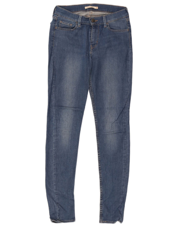 Jeans Levi's 710 Super Skinny da donna W29 L30 in cotone blu
