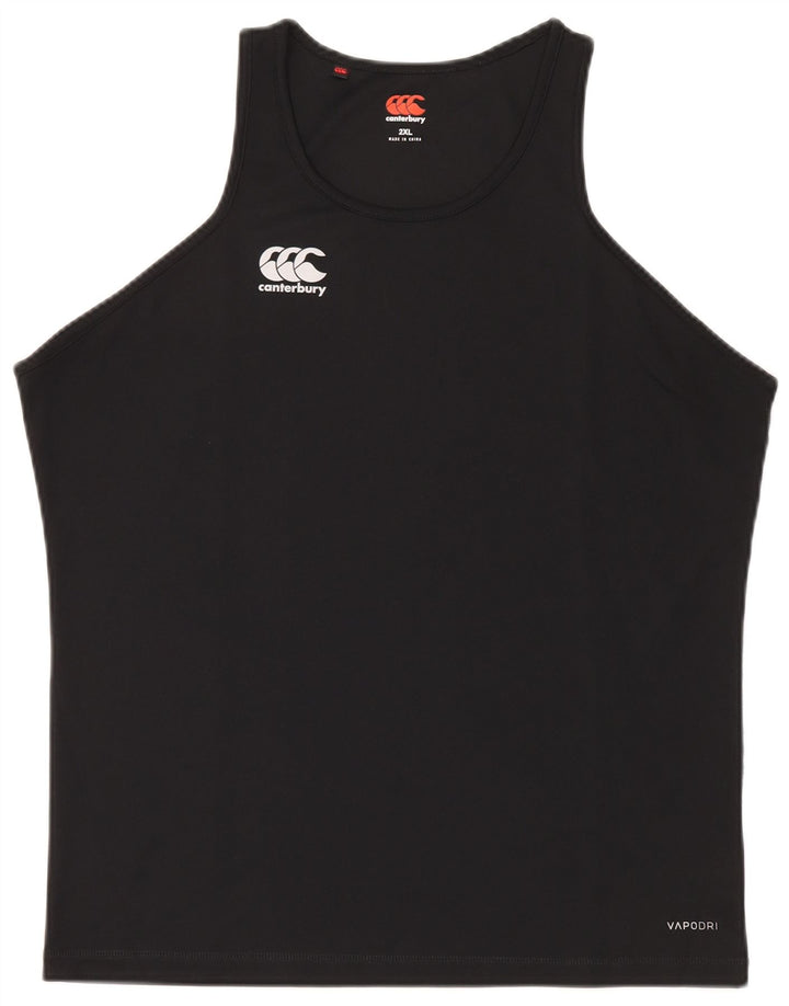 Canottiera da uomo Canterbury 2XL poliestere nero