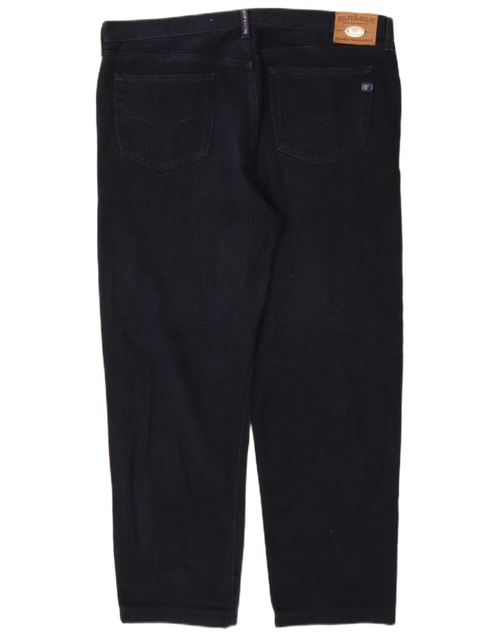 Jeans dritti da uomo Belfe & Belfe W40 L30 cotone blu navy