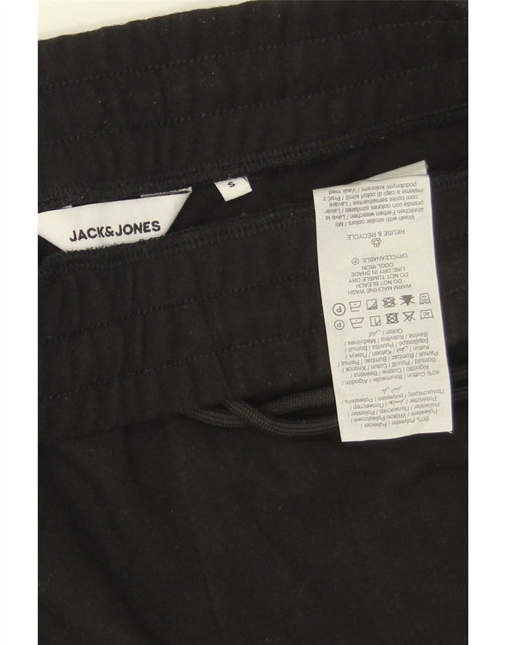 Pantaloncini sportivi da uomo Jack & Jones piccoli in poliestere nero
