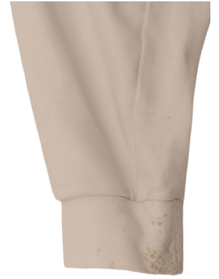 Felpa Nike Dri Fit da uomo in cotone bianco medio