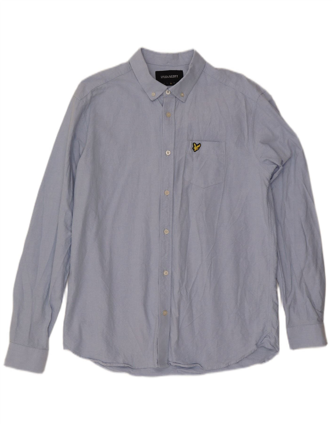 Camicia da uomo LYLE & SCOTT XL in cotone blu
