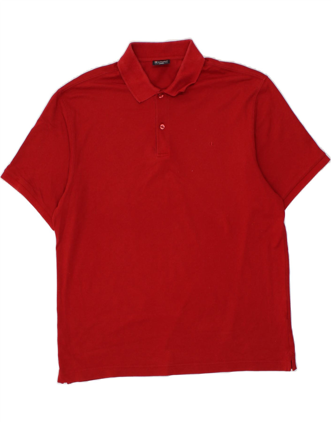 CHAMPION Mens Polo Shirt 2XL Red Vintage Champion and Second-Hand Champion from Messina Hembry 