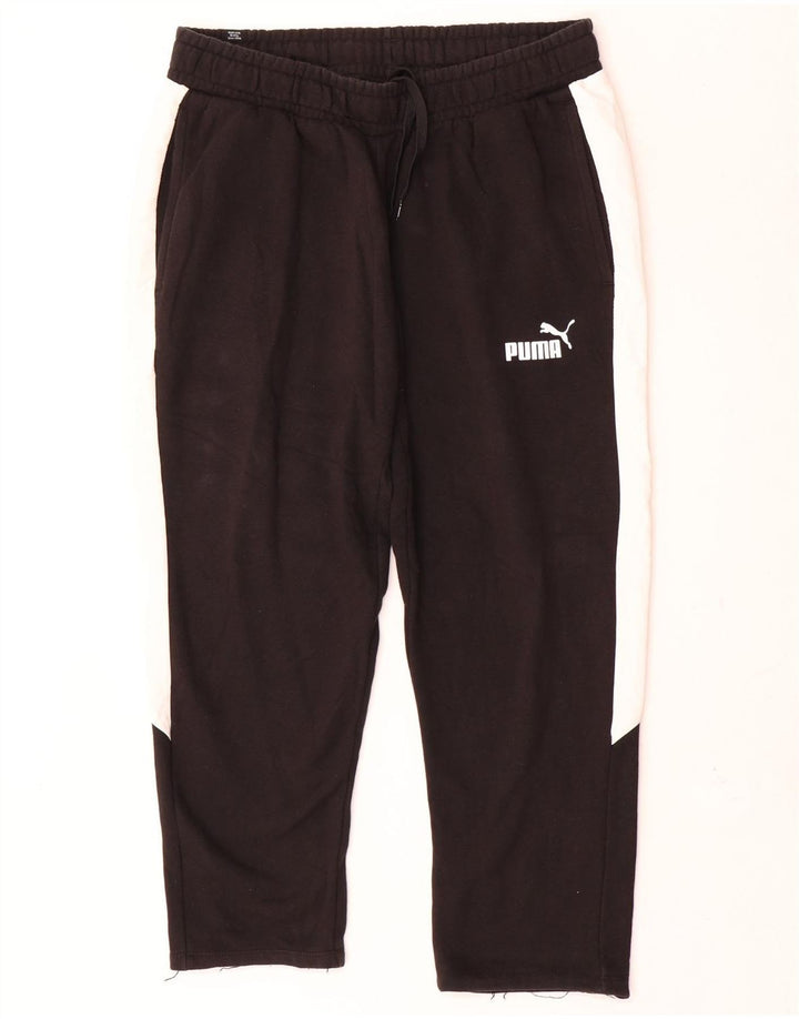 Pantaloni da tuta da uomo Puma Large neri a blocchi di colore