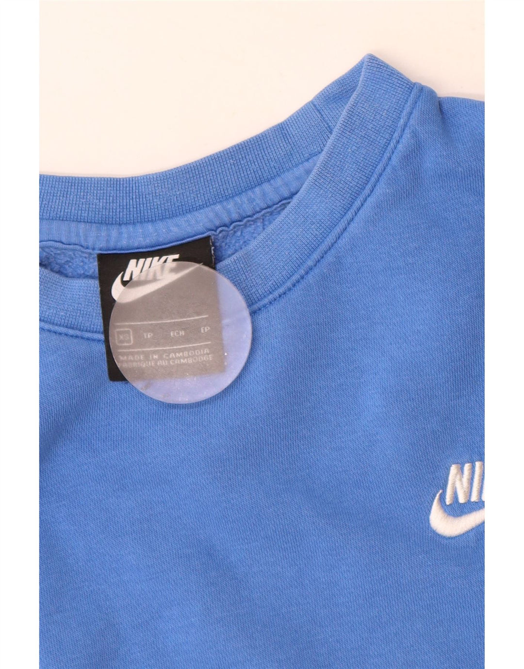 Felpa Nike Uomo Maglia XS Blu Cotone