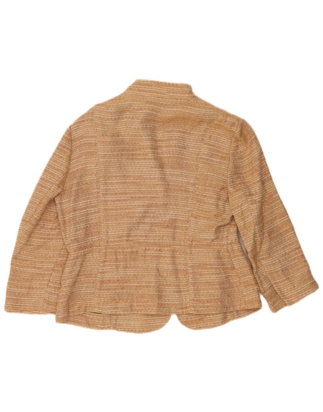Giacca blazer da donna con maniche a 3/4 Zara EU 44 XL Lino beige