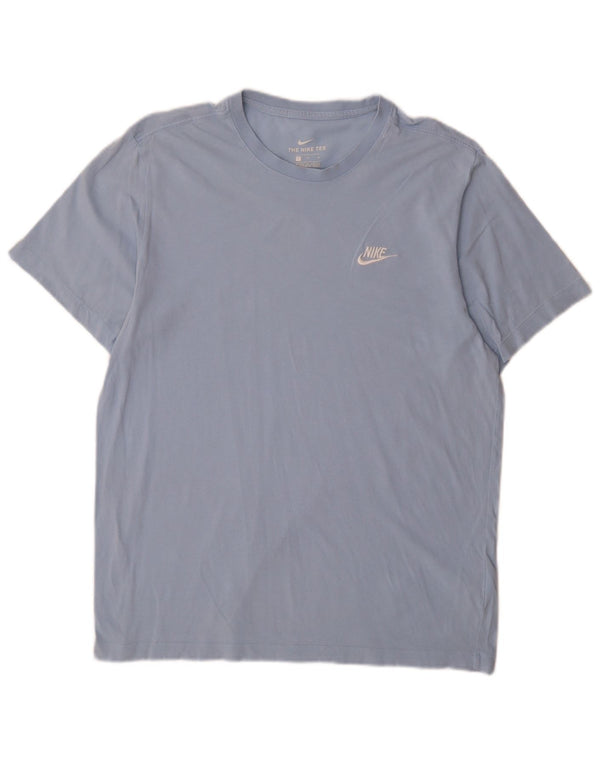 T-shirt da uomo Nike Top Large in cotone blu