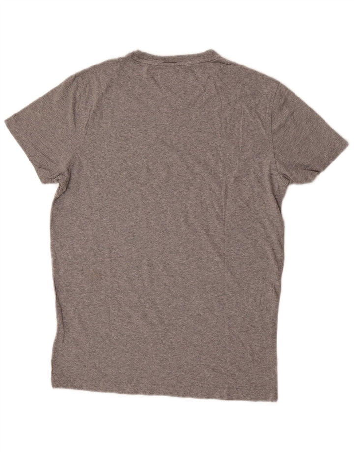 T-shirt da uomo Tommy Hilfiger Top in cotone grigio medio
