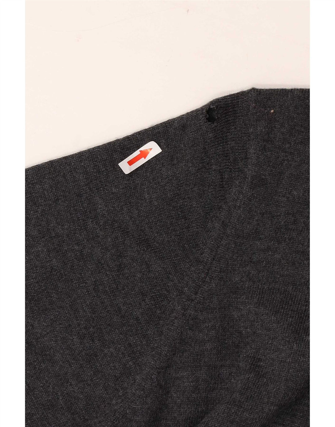 Maglione cardigan da uomo Zara in lana grigio medio