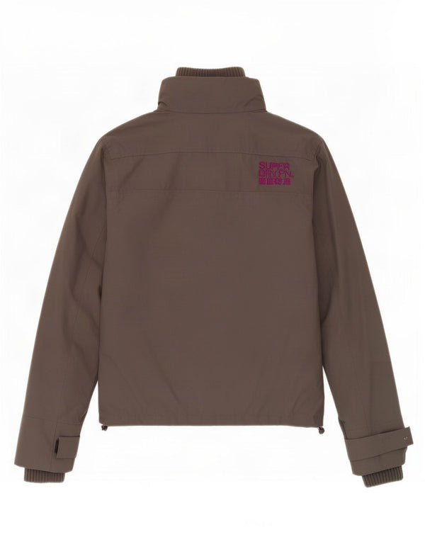 Giacca a vento da donna Superdry The Windcheater Graphic Windbreaker UK 10 Small Grigio
