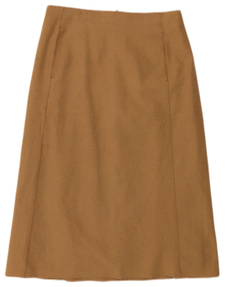 Gonna a trapezio da donna Zara EU 38 piccola W28 lana marrone
