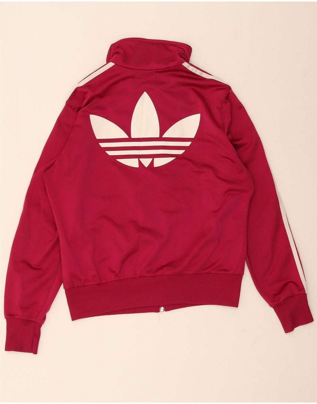 Giacca da ginnastica grafica da donna Adidas EU 42 poliestere rosa medio