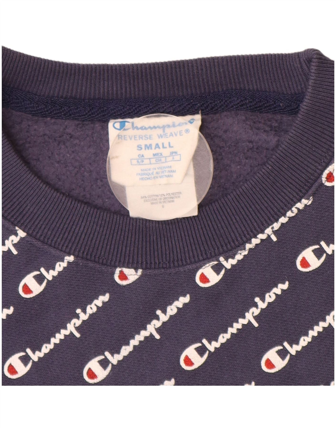 Felpa oversize da donna Champion UK 10 Small Purple Cotton