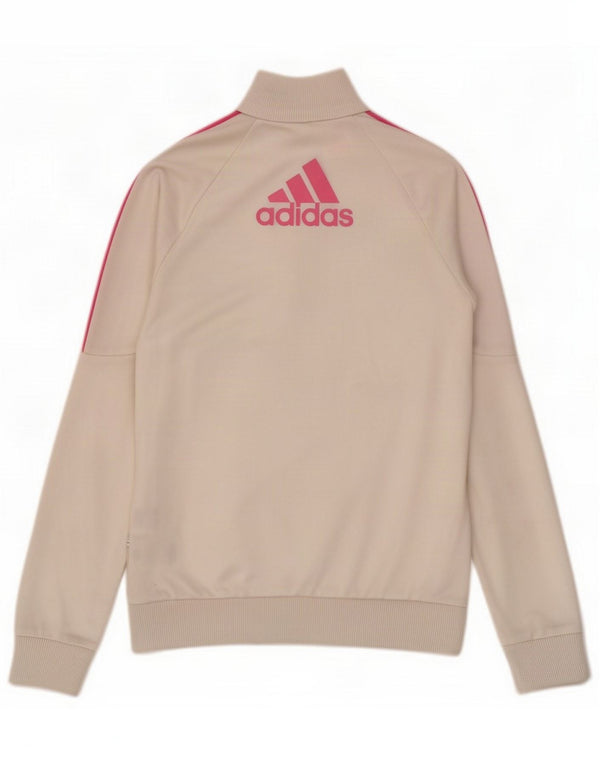 Adidas Giacca da ginnastica grafica per ragazze 13-14 anni Poliestere bianco