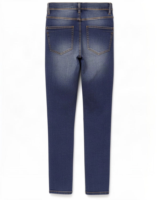 Zara Mens Distressed Slim Jeans EU 40 Medium W31 L26 Blue Cotton