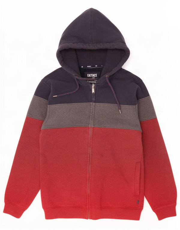 Fat Face Mens Zip Hoodie Sweater Medium Multicoloured Colourblock
