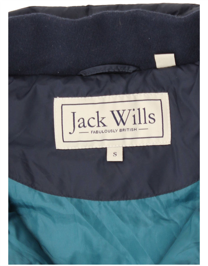 Gilet imbottito da uomo Jack Wills UK 36 piccolo blu navy