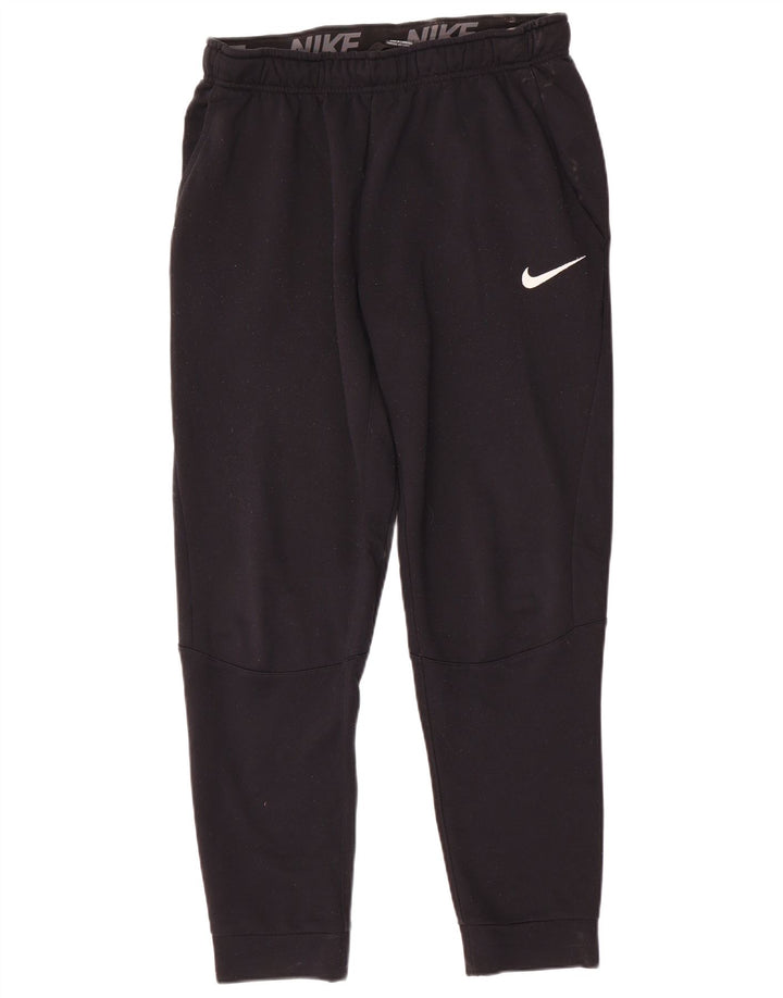 Pantaloni da tuta Nike Dri Fit da uomo, pantaloni da jogging, poliestere nero medio