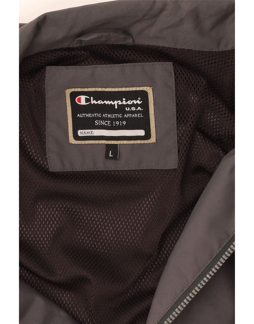 Giacca da tuta da donna Champion UK 16 Large Grigia