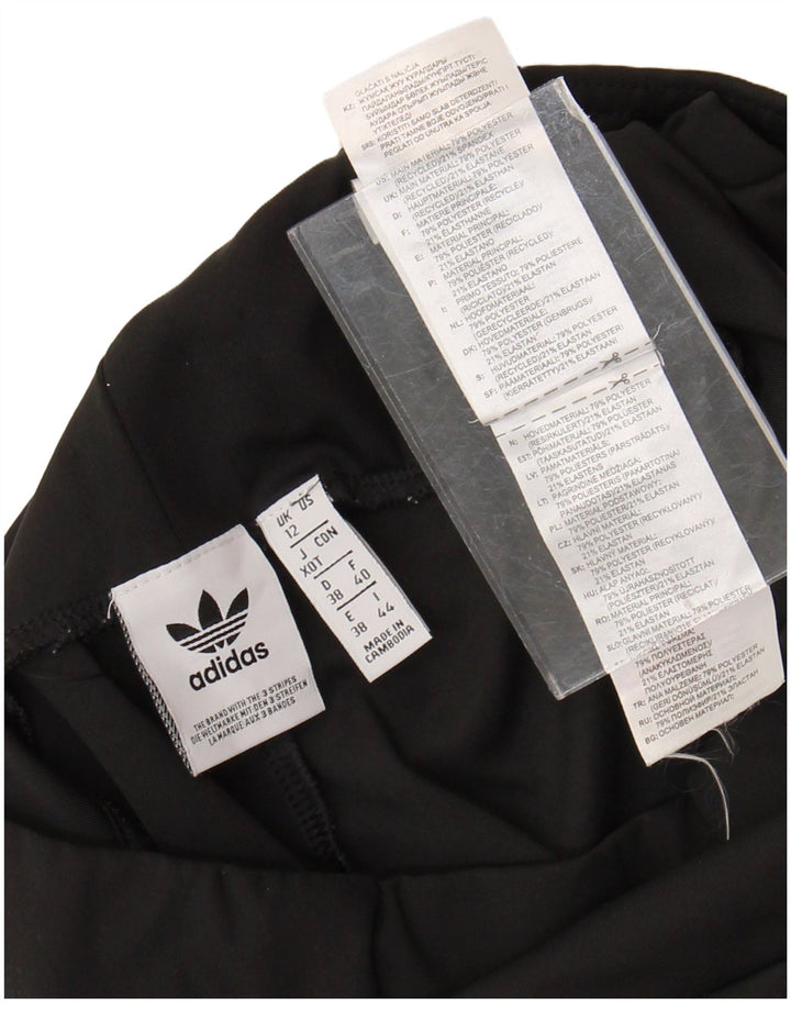 Pantaloncini sportivi ADIDAS da donna UK 12 medio nero poliestere