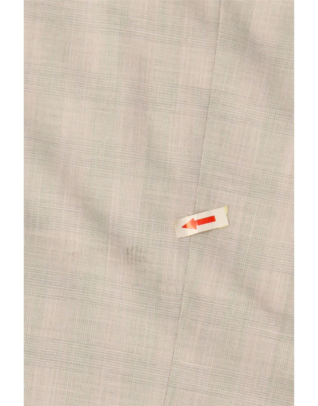 ZARA Giacca Blazer a 1 Bottone da Donna EU 40 Poliestere a quadri grigio medio