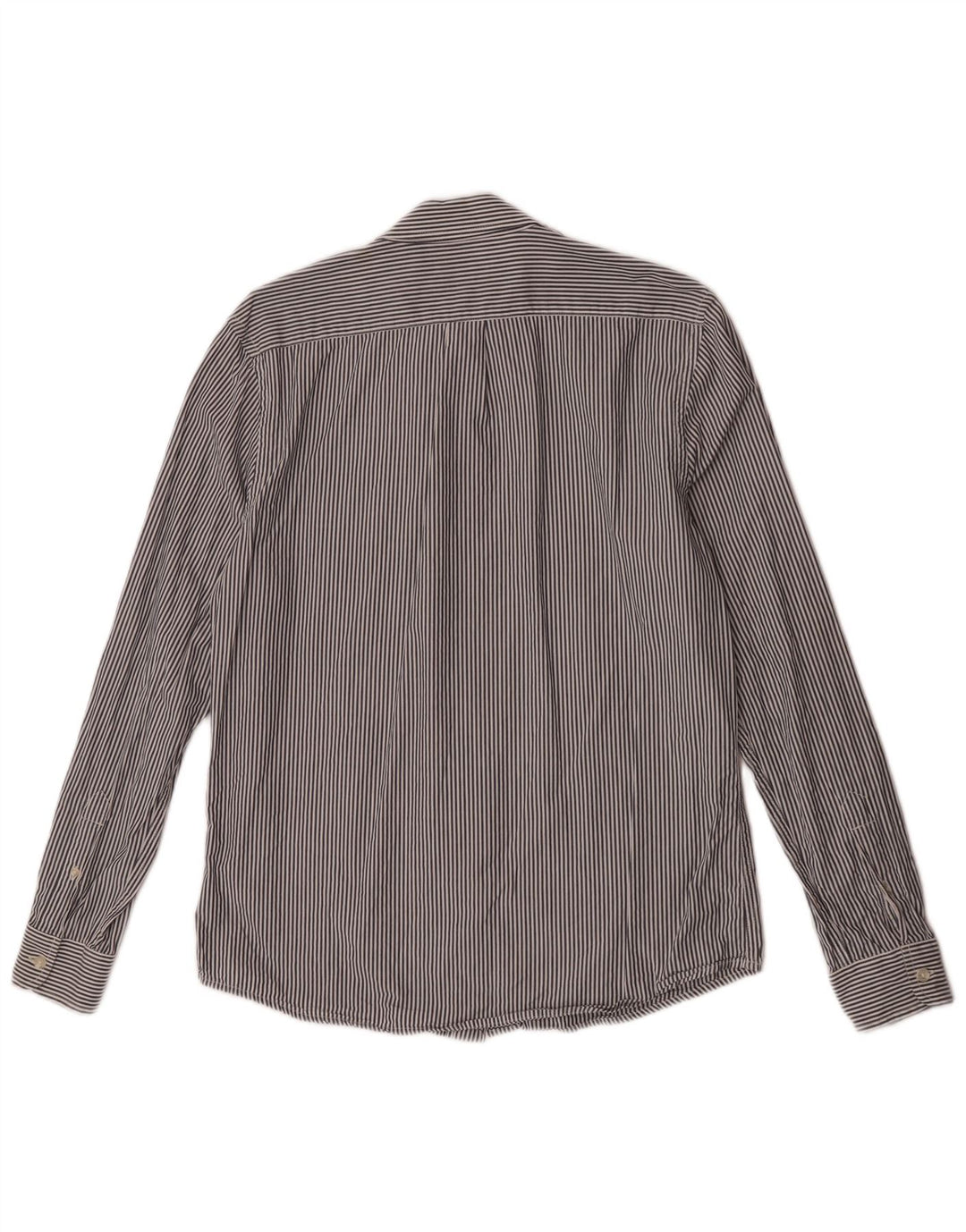 Camicia da uomo Wrangler vestibilità regolare in cotone gessato grigio medio